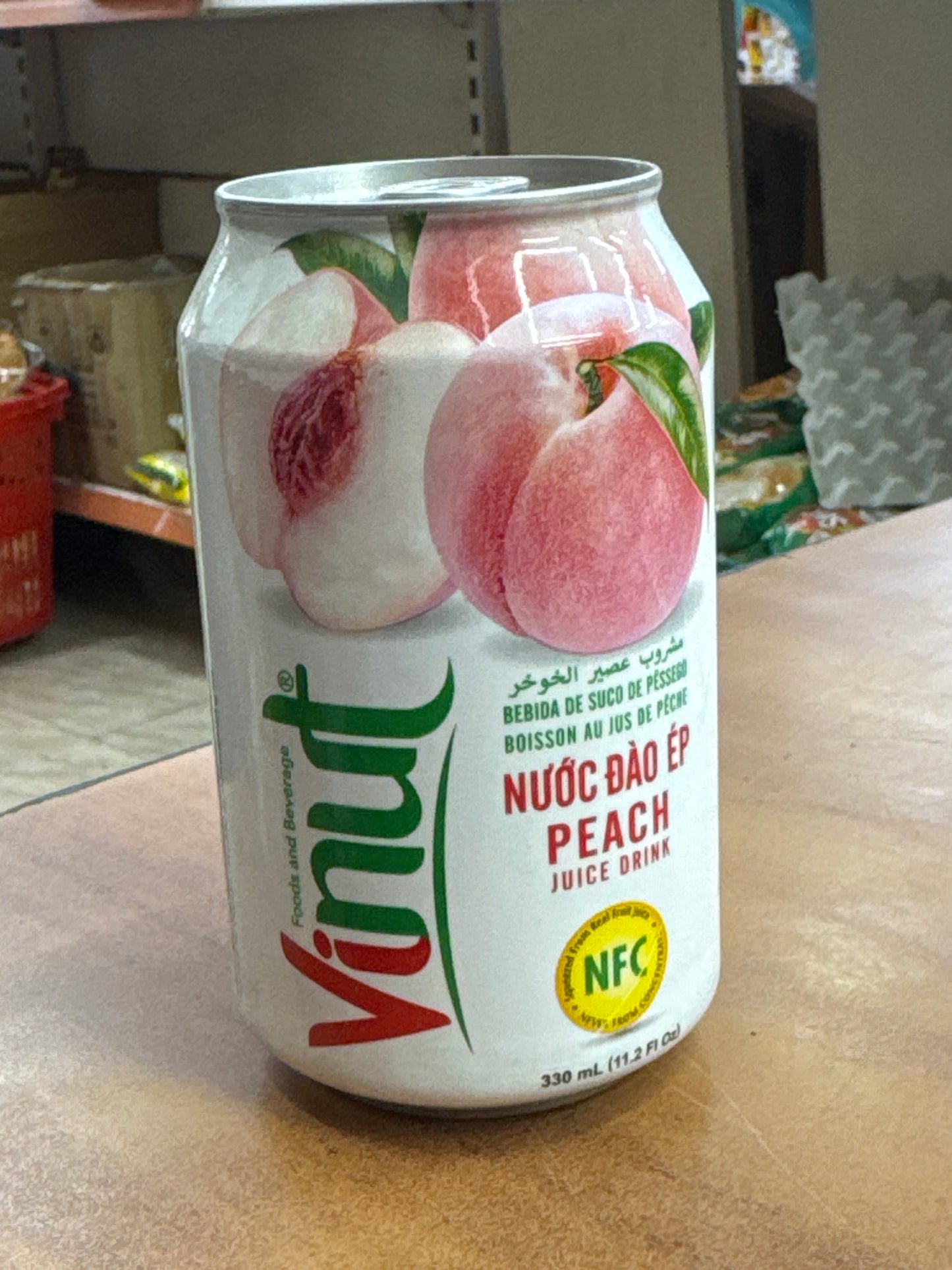 Vinut Peach Fruit Juice With Pulp 330 Ml